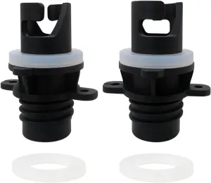 2x Electric Pump for Halkey-Roberts (HR) Valve Adapter for Electric Paddle Board Pump, Sup Pump Adaptor with 3 Gaskets