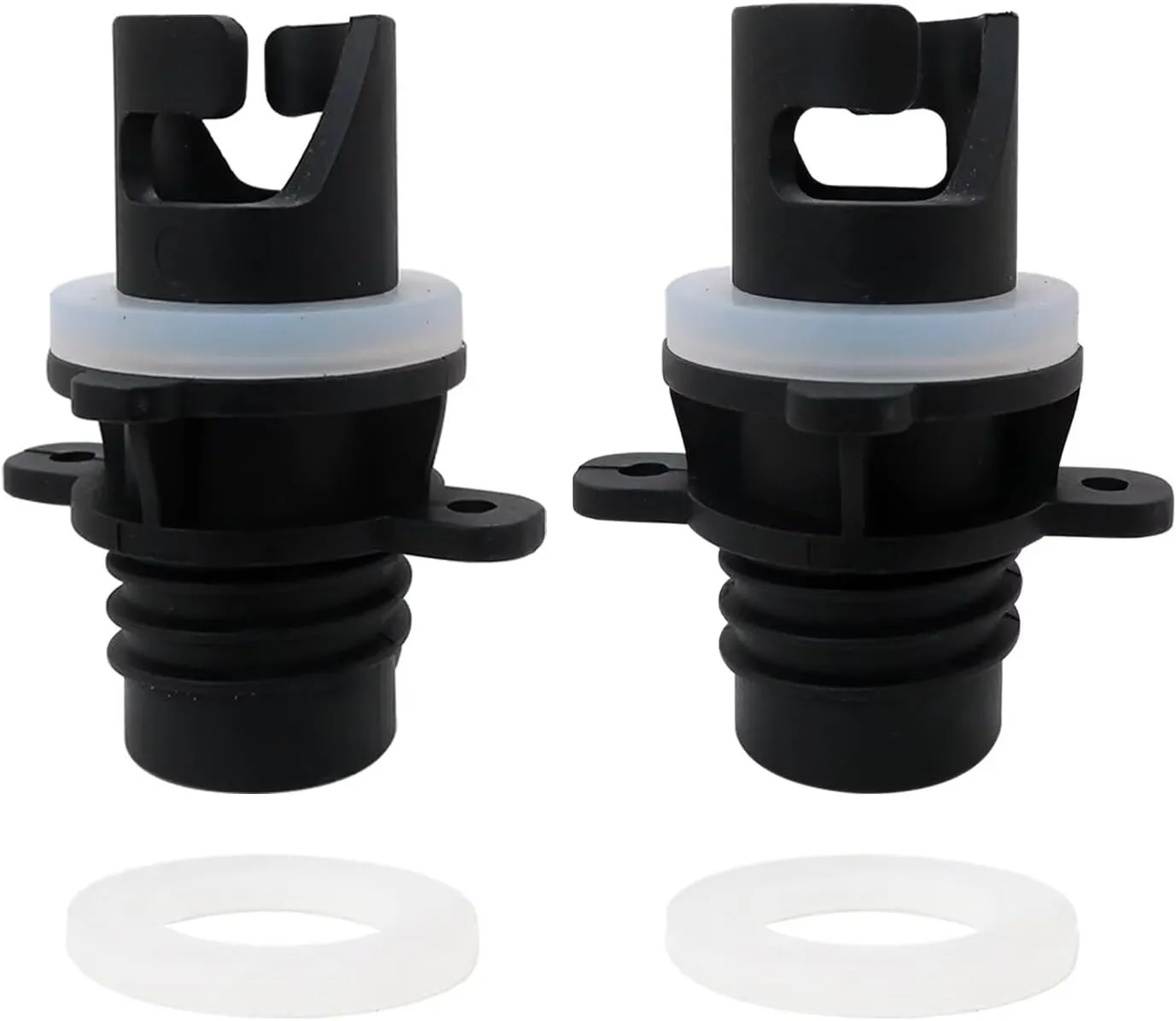 2x Electric Pump for Halkey-Roberts (HR) Valve Adapter for Electric Paddle Board Pump, Sup Pump Adaptor with 3 Gaskets