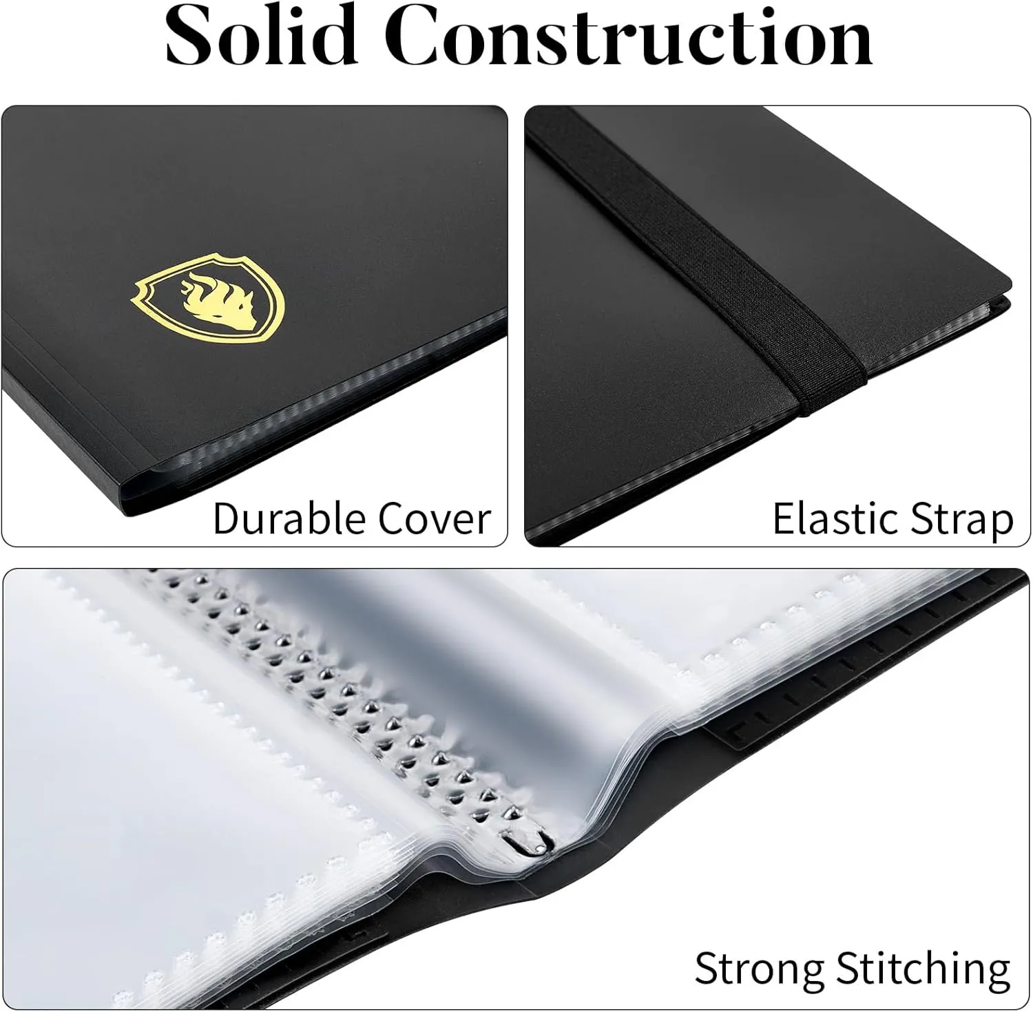 396 Pockets Trading Card Binder - 9 Pocket Premium Collector Album for Standard Cards, Side Loading Collection Folder for MTG, TCG, Game and Sport Cards, Blue