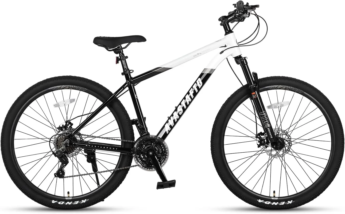 AVASTA Earth 26 27.5 inch Mountain Bike with 21-SpeedAluminum Frame, Dual Disc Brake, Comfortable Saddle,Multiple Colors