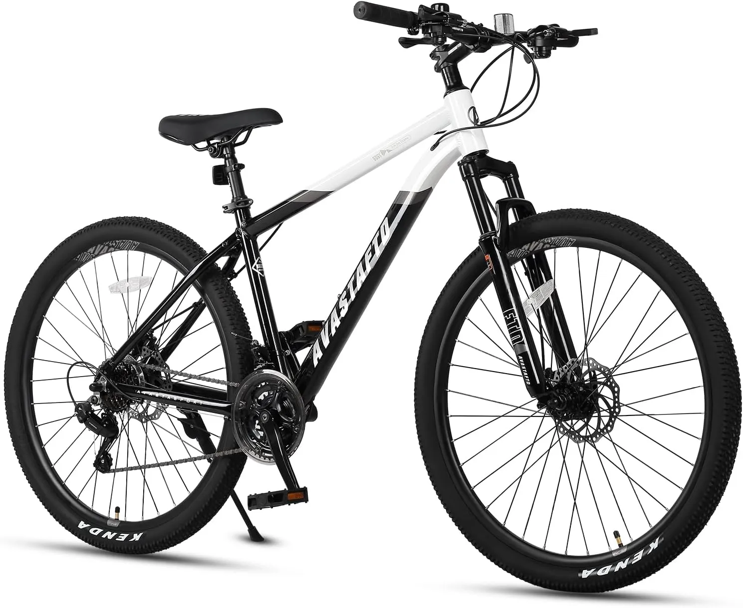 AVASTA Earth 26 27.5 inch Mountain Bike with 21-SpeedAluminum Frame, Dual Disc Brake, Comfortable Saddle,Multiple Colors