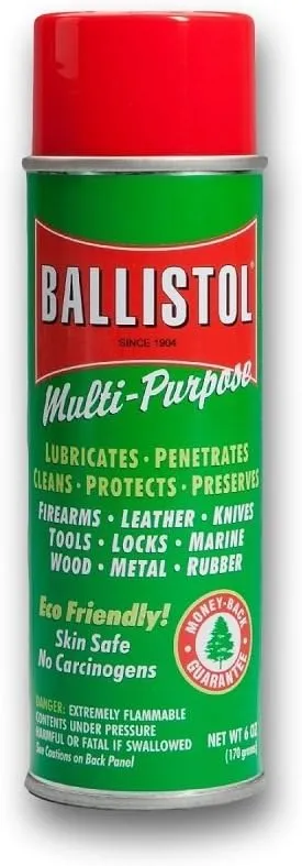 Ballistol Multi-Purpose Non-CFC Aerosol Can Lubricant Cleaner Protectant 6 oz