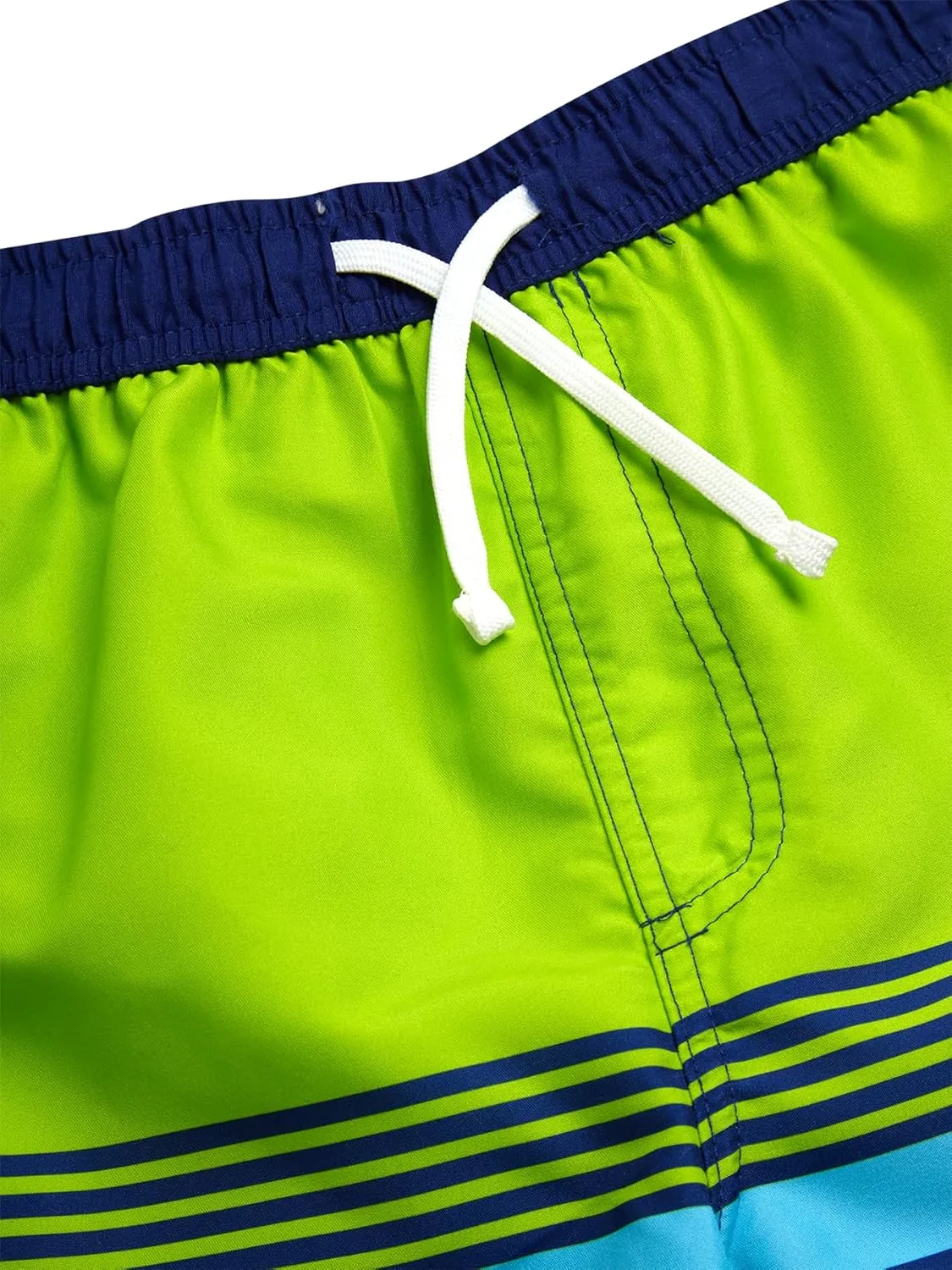 Boys Swim Trunks - Quick Dry Sun Protection Board Shorts with Breathable Mesh Lining and Drawstring Waist (Sizes: 8-18)