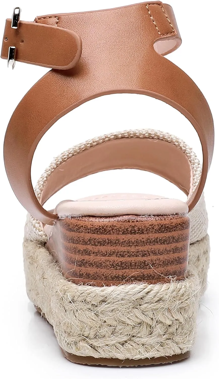 Felabo Girls' Flatform Espadrille Sandals  Open-Toe, Adjustable Ankle Strap, Casual Summer Shoes (Little Kid/Big Kid)