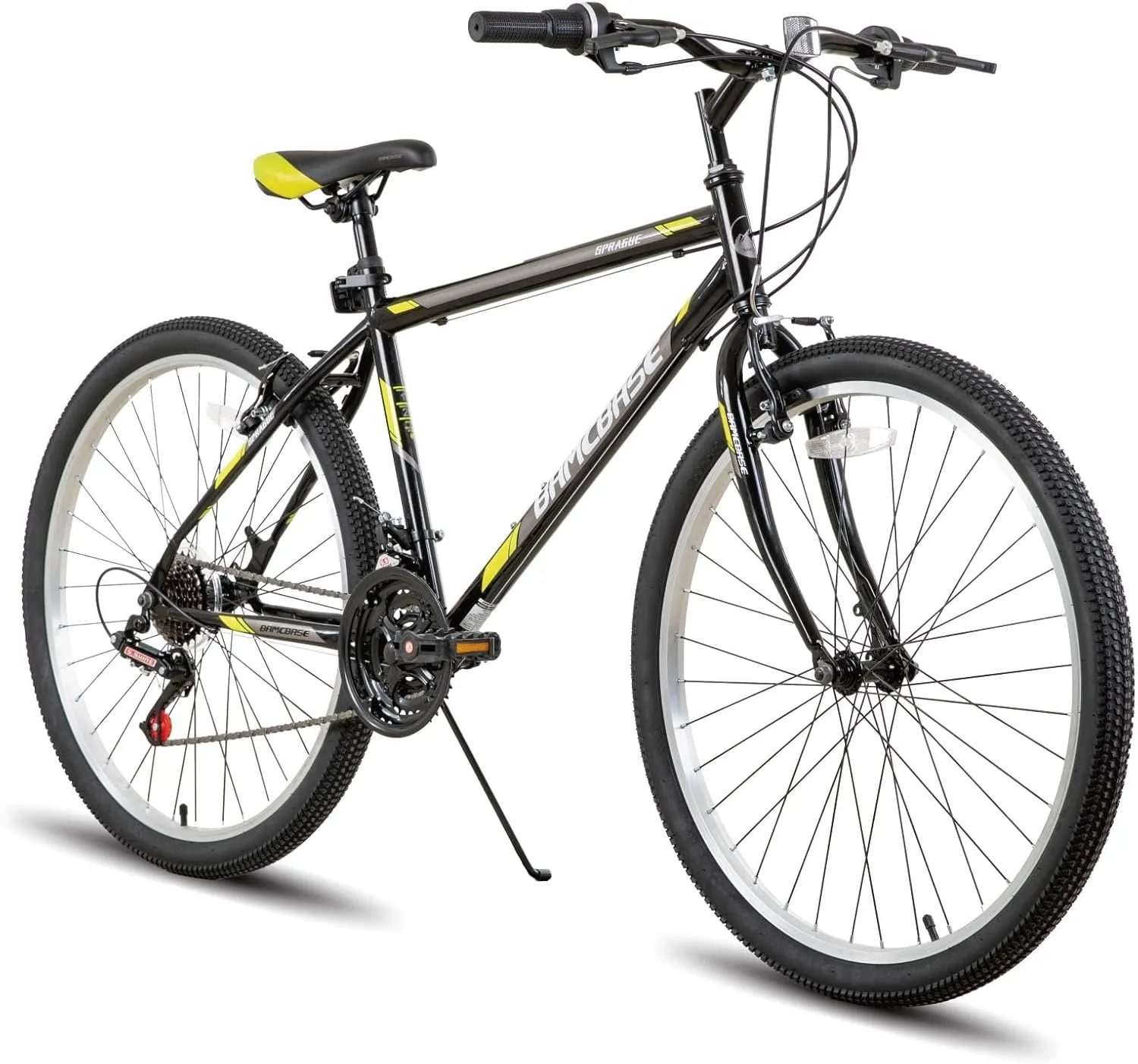 Hiland 24 inch Mountain Bike for Girls and Boys Age 7 , 21 Speeds High-Carbon Steel Bicycle for Kids, Child Bike for Exercise
