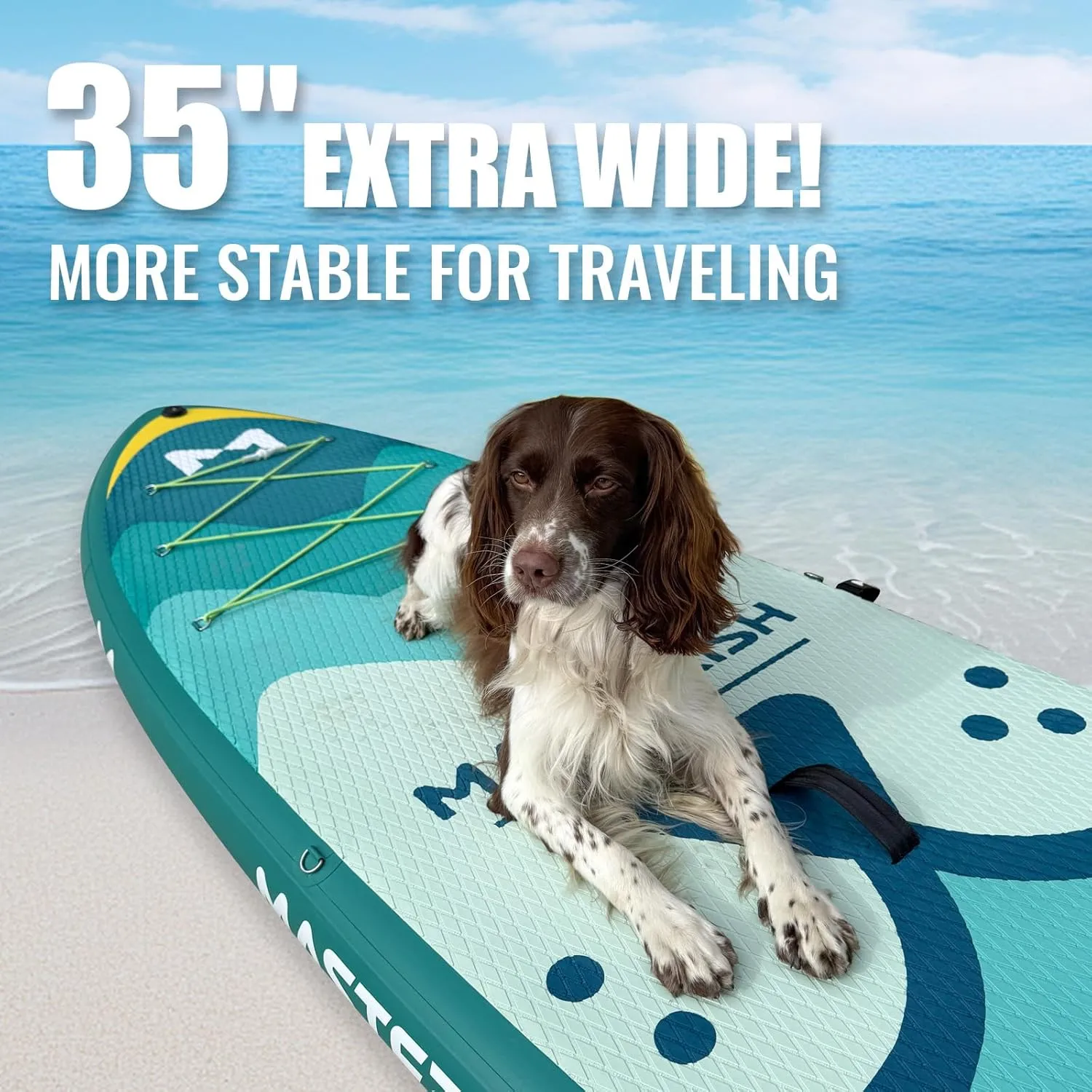 Inflatable Stand Up Paddle Boards with Premium SUP Paddle Board Accessories10'8'' Paddle Boards Water Ripple Design,Wide Stable Non-Slip Comfort Deck for Adult & Youth