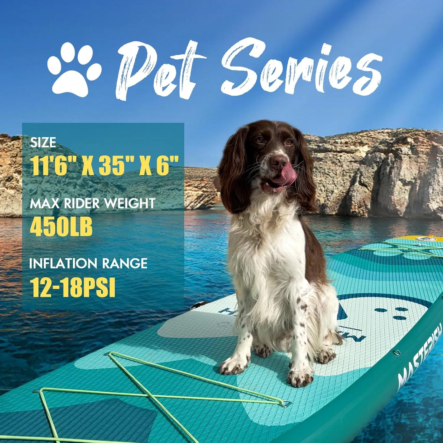 Inflatable Stand Up Paddle Boards with Premium SUP Paddle Board Accessories10'8'' Paddle Boards Water Ripple Design,Wide Stable Non-Slip Comfort Deck for Adult & Youth