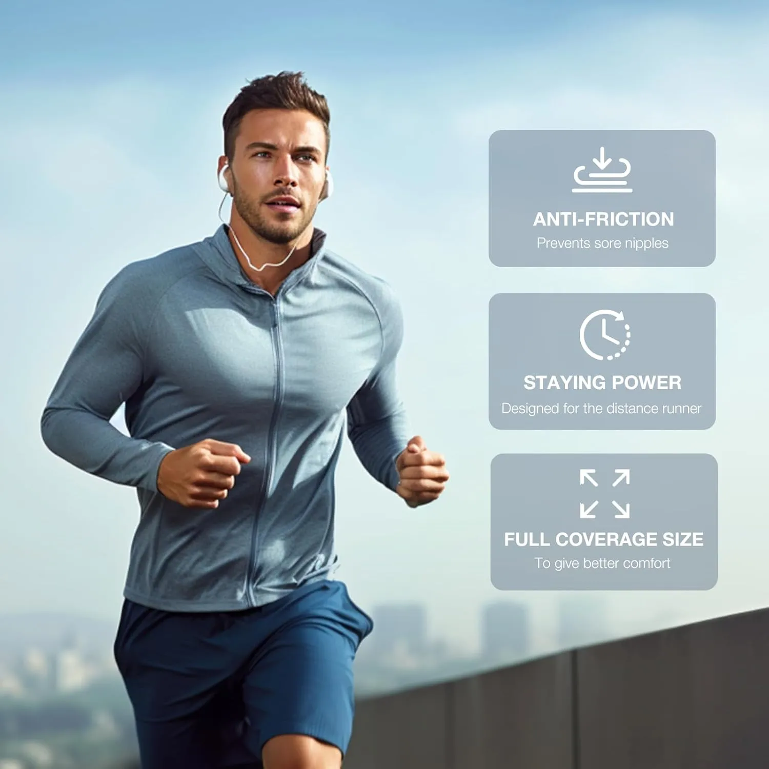 Nipple Covers for Men,100Pcs(50Pairs) or 160Pcs(80Pairs) Mens Nipple Covers,Anti-Chafing Running Nipple Covers Men