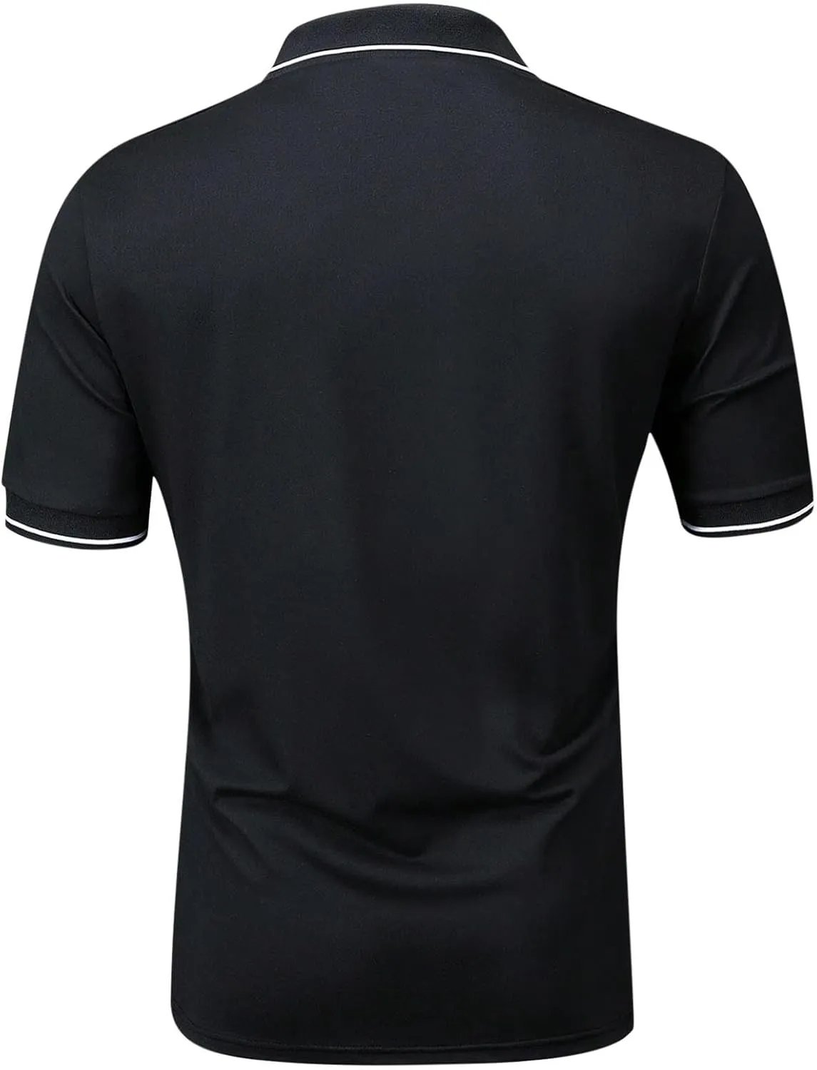 Sinzelimin Men's Polos Shirts Summer Short Sleeves Button up Lapel Short Sleeves Athletic Shirt & Tees Running Sport T-Shirts