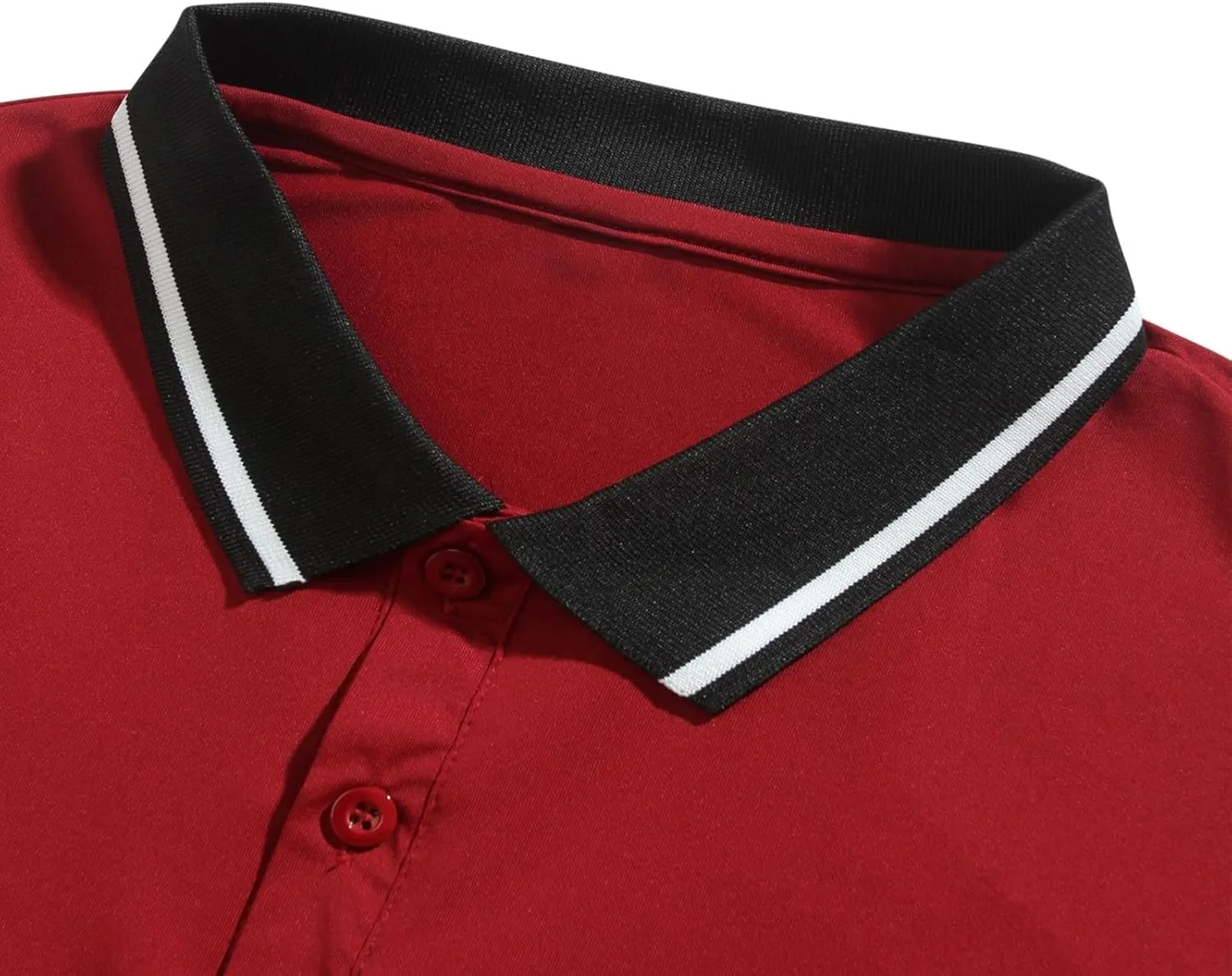 Sinzelimin Men's Polos Shirts Summer Short Sleeves Button up Lapel Short Sleeves Athletic Shirt & Tees Running Sport T-Shirts