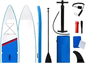 Surfboard Inflatable Sup Paddle Board White Water Touring Racing Paddleboard Sea Surfing Sub Surfboard Professional Paddling Outdoor Recreation (380Racing)