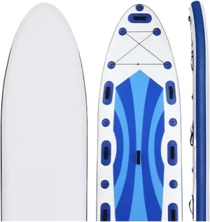 Surfboard Inflatable Sup Paddle Board White Water Touring Racing Paddleboard Sea Surfing Sub Surfboard Professional Paddling Outdoor Recreation (450fishing)
