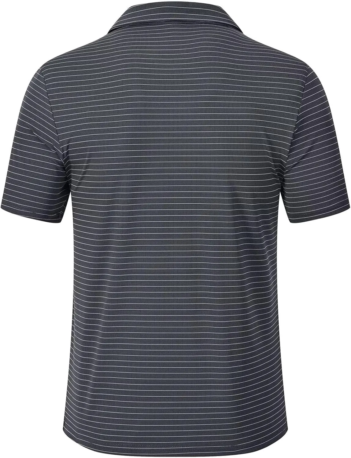 Tyhengta Men's Striped Shirt Short Sleeve Golf Polo Shirts